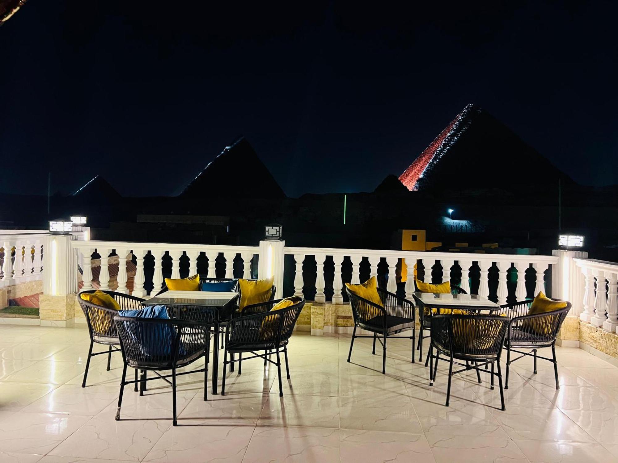 New Scarab Pyramids View Hotel Kafret el-Gabal Exterior foto