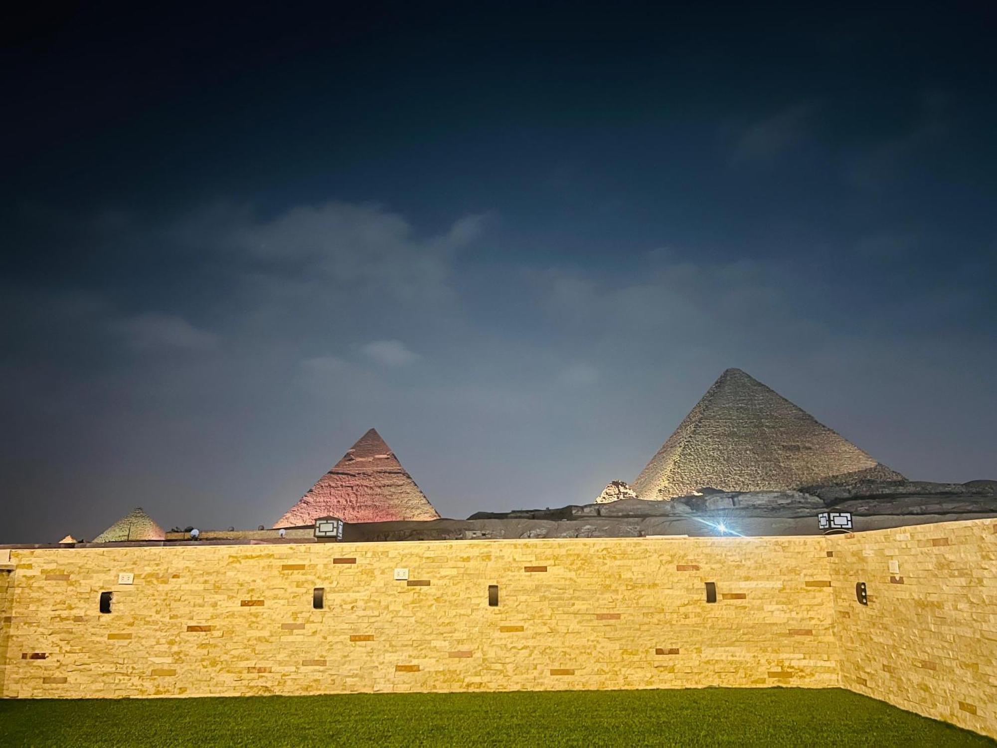 New Scarab Pyramids View Hotel Kafret el-Gabal Exterior foto