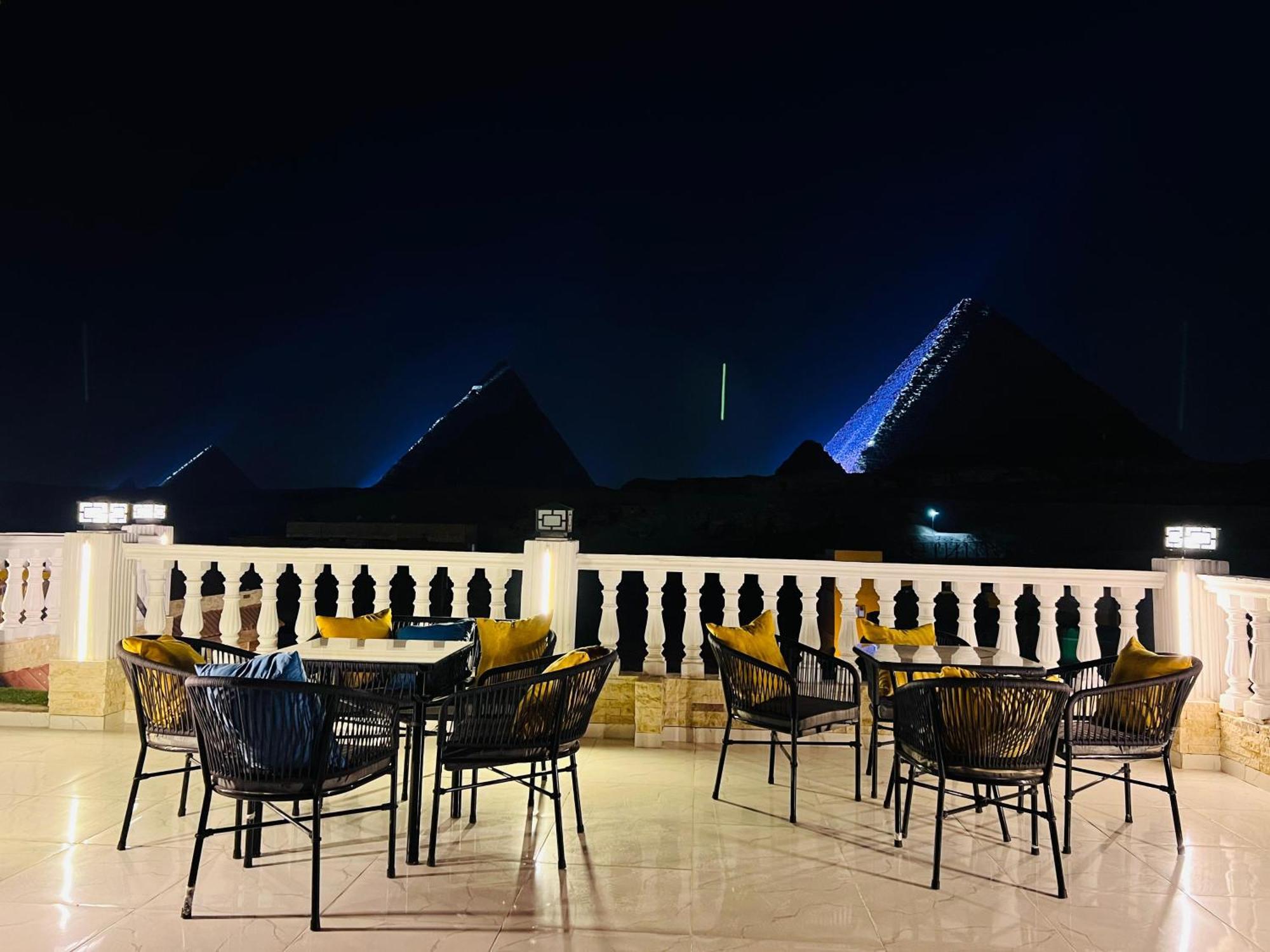 New Scarab Pyramids View Hotel Kafret el-Gabal Exterior foto